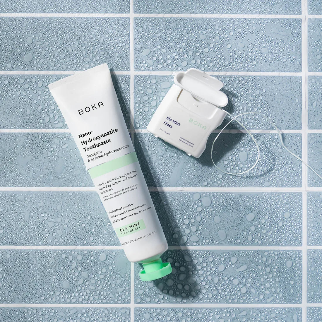 Nano-hydroxyapatite Toothpaste & Floss Essentials Duo