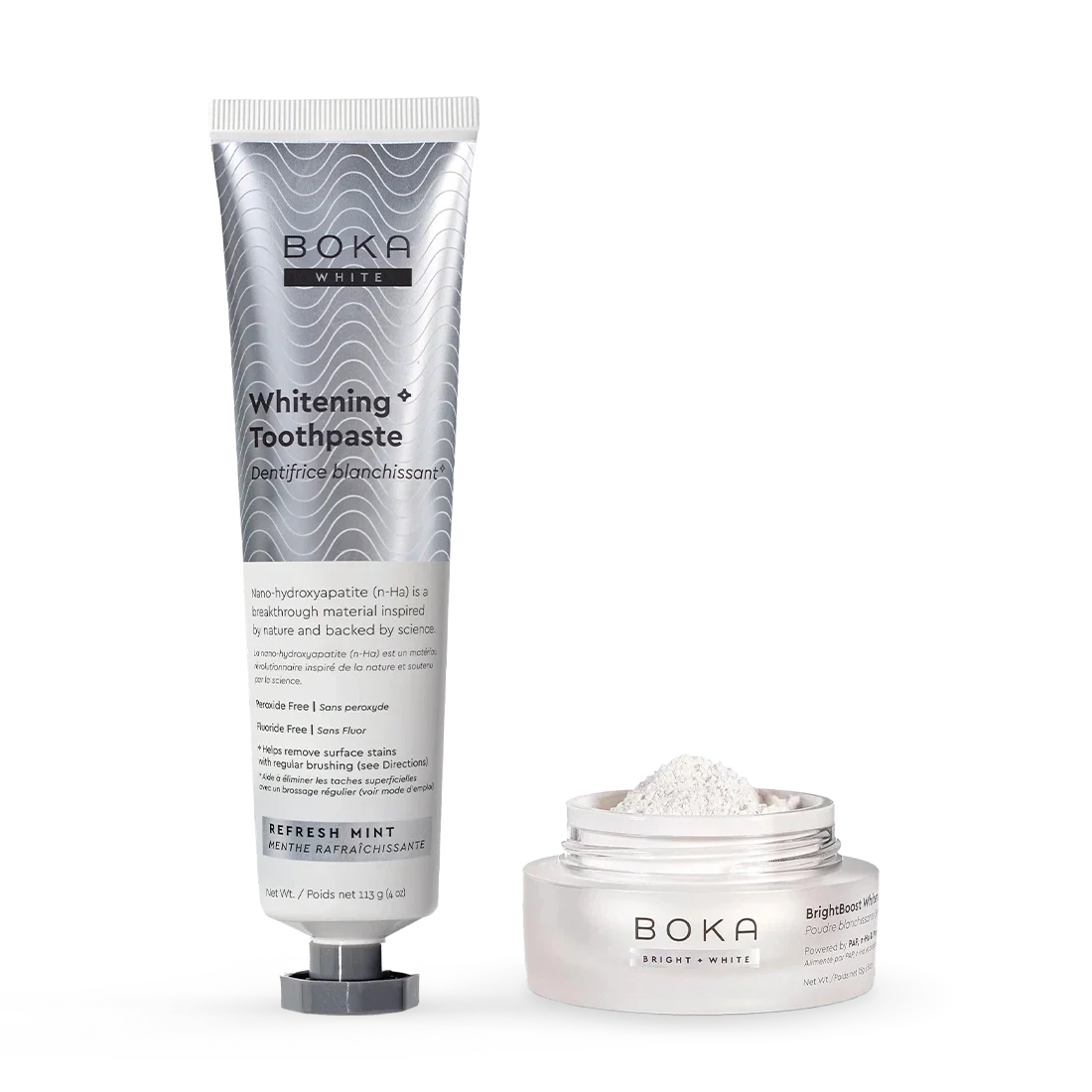 Whitening* Toothpaste & BrightBoost Powder Duo