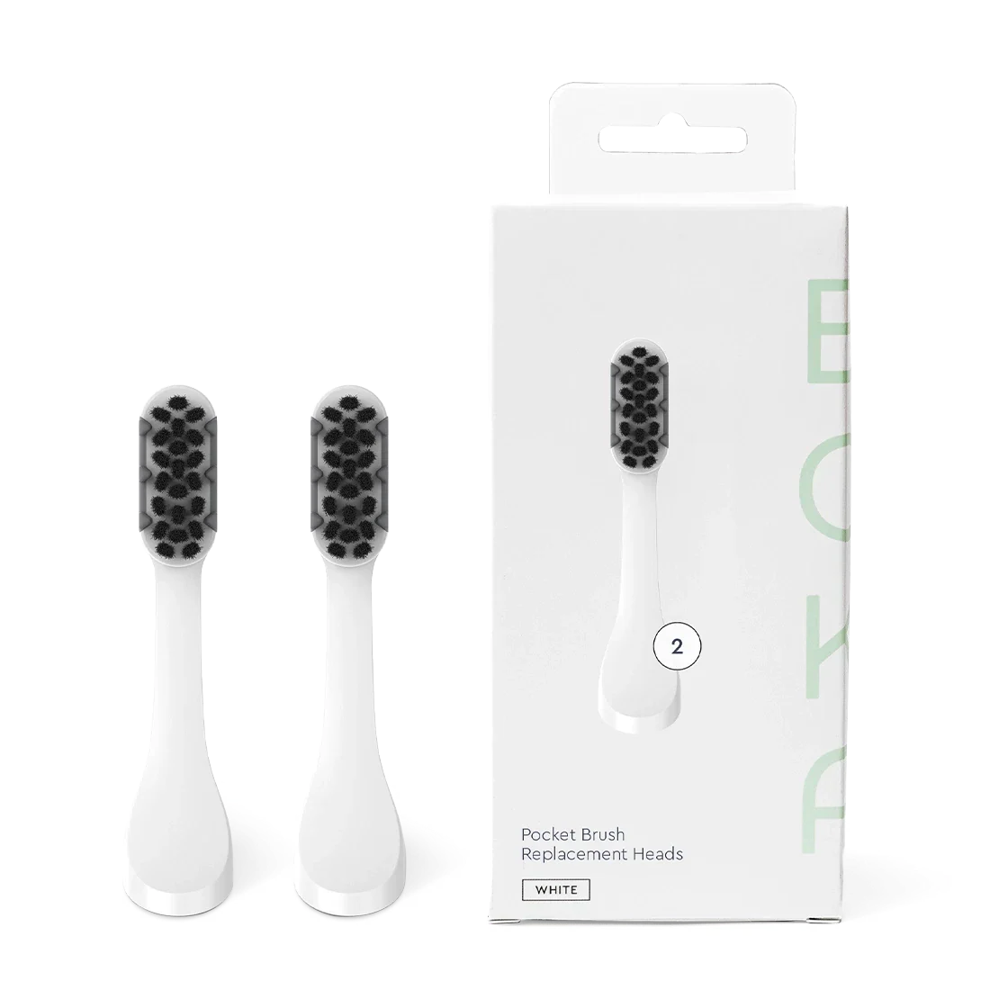 Boka Pocket Electric Toothbrush Replacement Heads 2-Pack